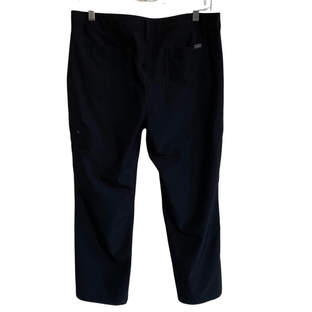 Eddie Bauer Black Ripstop Hiking‎ Cargo Pants Womens 8 Adjustable Cuffs Stretch - Picture 7 of 12